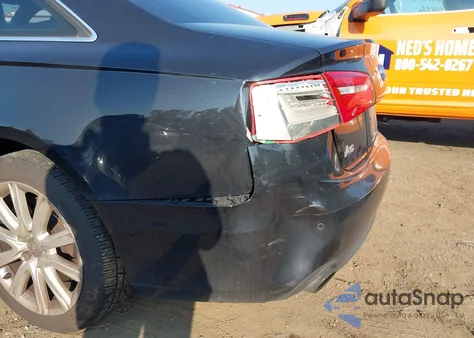 2013 Audi A6 3.0T Premium from USA, damaged, VIN WAUGGAFC4DN155366